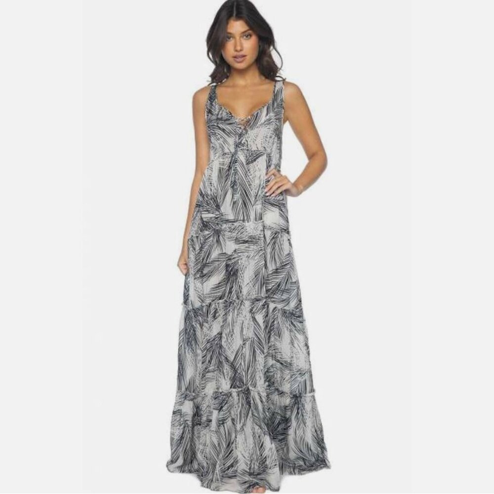 PilyQ Nassau Gulsina Maxi Swim Cover Up Dress